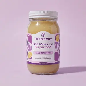 True Sea Moss Passion Fruit Irish Sea Moss Gel – Rich in Essential Minerals & Vitamins – supports overall vitality