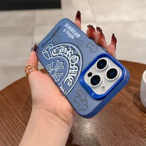 Trendys Croes Pattern Phone Case Compatible with iPhone 16/15/14/13/12/11 Pro Max/x/XR/xsmax/8/7 Plus, Anti-Drop Matte Back Cover