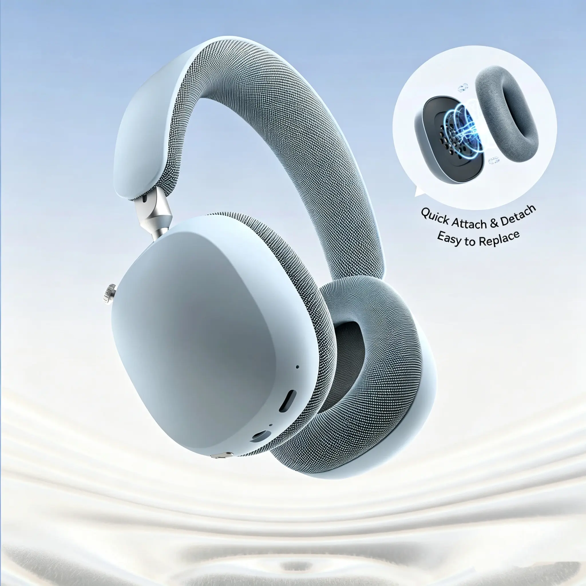 Magnetic Noise Cancelling Headphones, Over-Ear, Bluetooth, 35H ANC Playtime, Hi-Res Audio, Comfortable For Travel, Home, Office  Sports,Gaming Black/Blue/Green/Pink/White back to school
