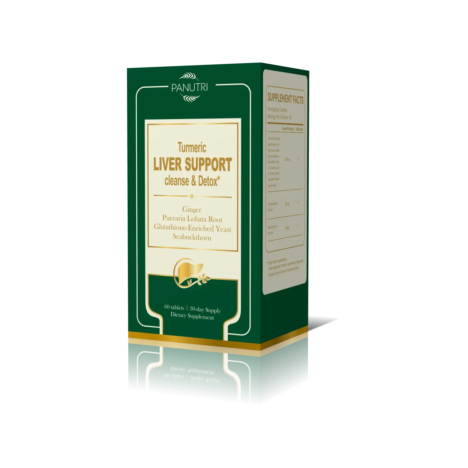 FANUTRI Liver Support Supplement for Detox & Cleanse with Milk Thistle NAC ALA & Turmeric 60 Capsules