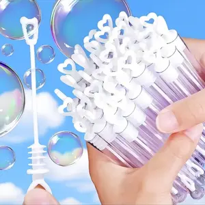 Mini Transparent Bubble Tube Set, No Liquid, 20/30/50/100 Pieces, Party Supplies, Party Favor Packs, Birthday Gift, Cute Decoration, Wedding Guest Gift, Unique Birthday Gifts