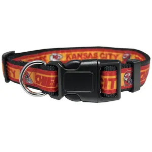 KANSAS CITY CHIEFS SATIN COLLAR FOR DOGS                       