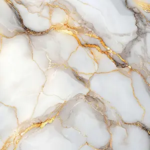 10PCS 12x12 Inch Gold Vein Marble Look Peel and Stick Tiles Removable Self Vinyl Flooring Stickers for Entryway Room