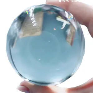 Crystal Ball - Clear Glass Sphere for Divination and Dowsing