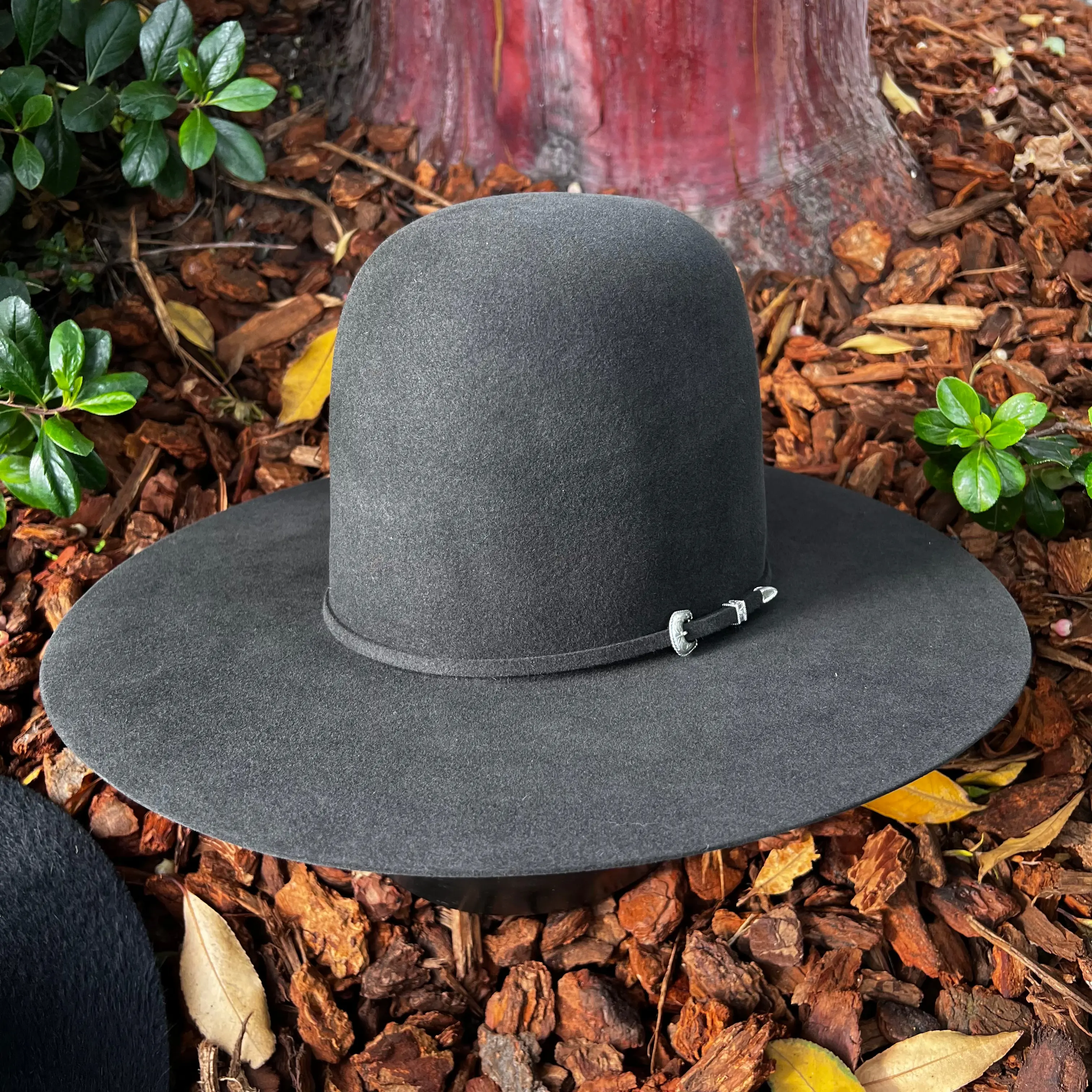 Tacchino 10X Tall Crown Charcoal Felt