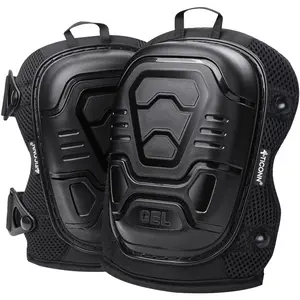 Gel Knee Pads for Work, Professional Heavy Duty Work Knee Pads for Men with Soft Foam and Gel Cushion for Men Construction, Garden, Flooring