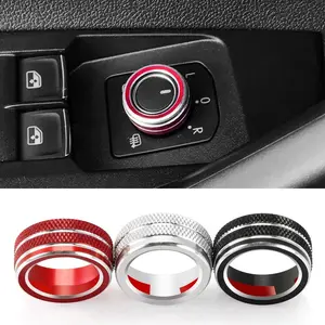 For VW Volkswagen Seat Ibiza POLO GTI Golf 4 5 6 7 8 2018 2019 2021 2022 Rearview Mirror Adjustment Knob Button Decorative Cover, Car Interior Accessory, Car Accessories