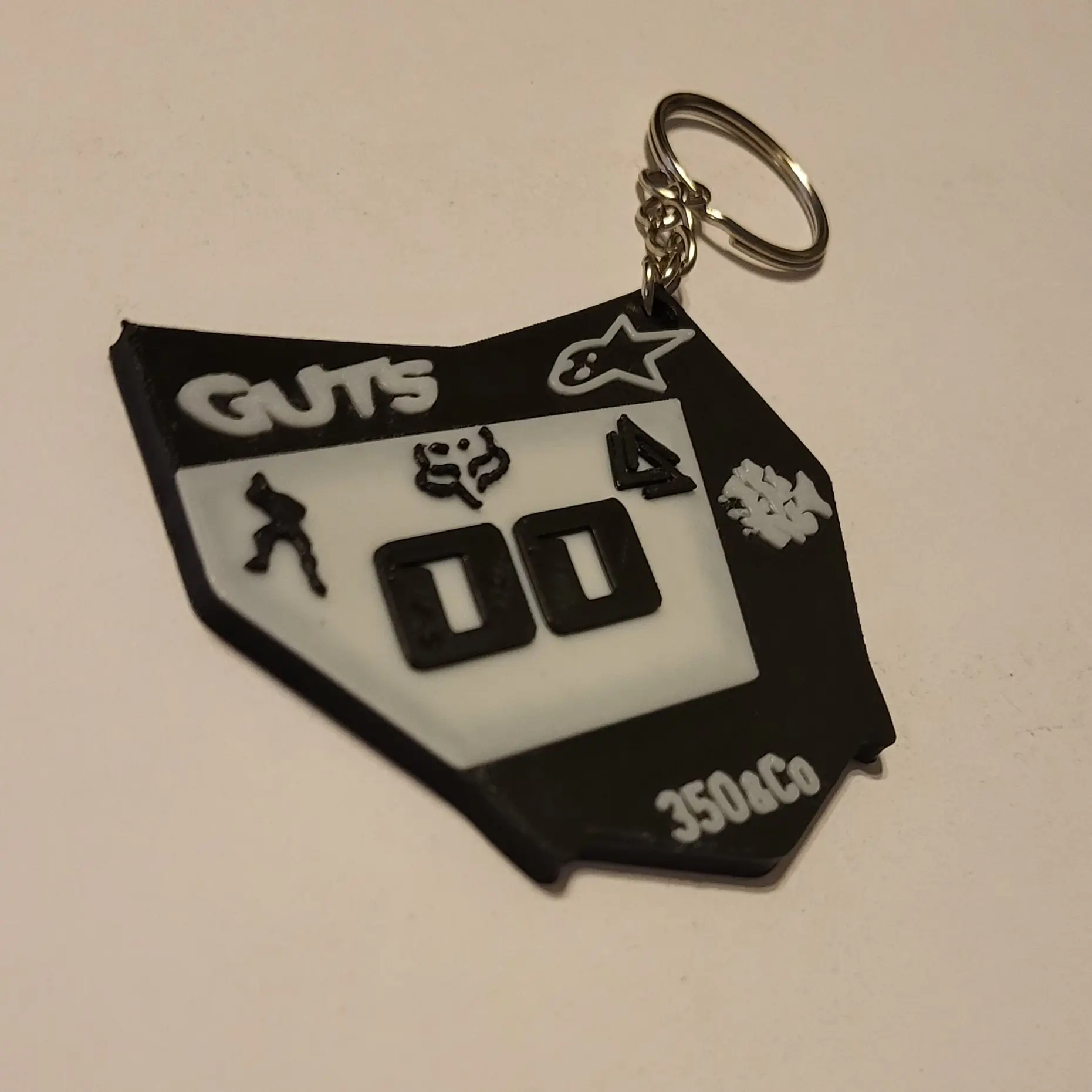 Mini Motocutz Plate Keychain Mini Motocutz Plate Keychain