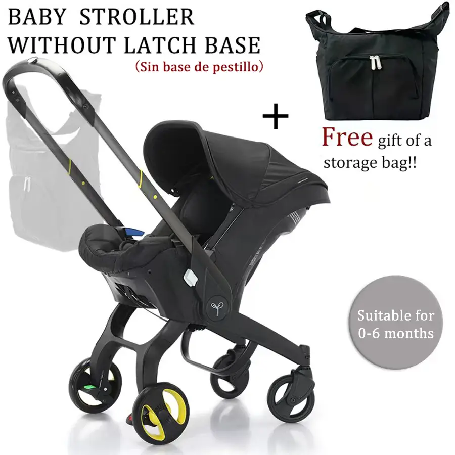 (No Base)Baby Stroller,Baby Stroller With A Free Mommy Bag, Lightweight And Foldable, One Handed Folding,Newborn Stroller With A Bag, High Quality & M