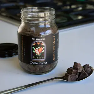 Ceremonial Grade Peruvian Cacao - 100% Pure Criollo (Hand-Cut Cubes)