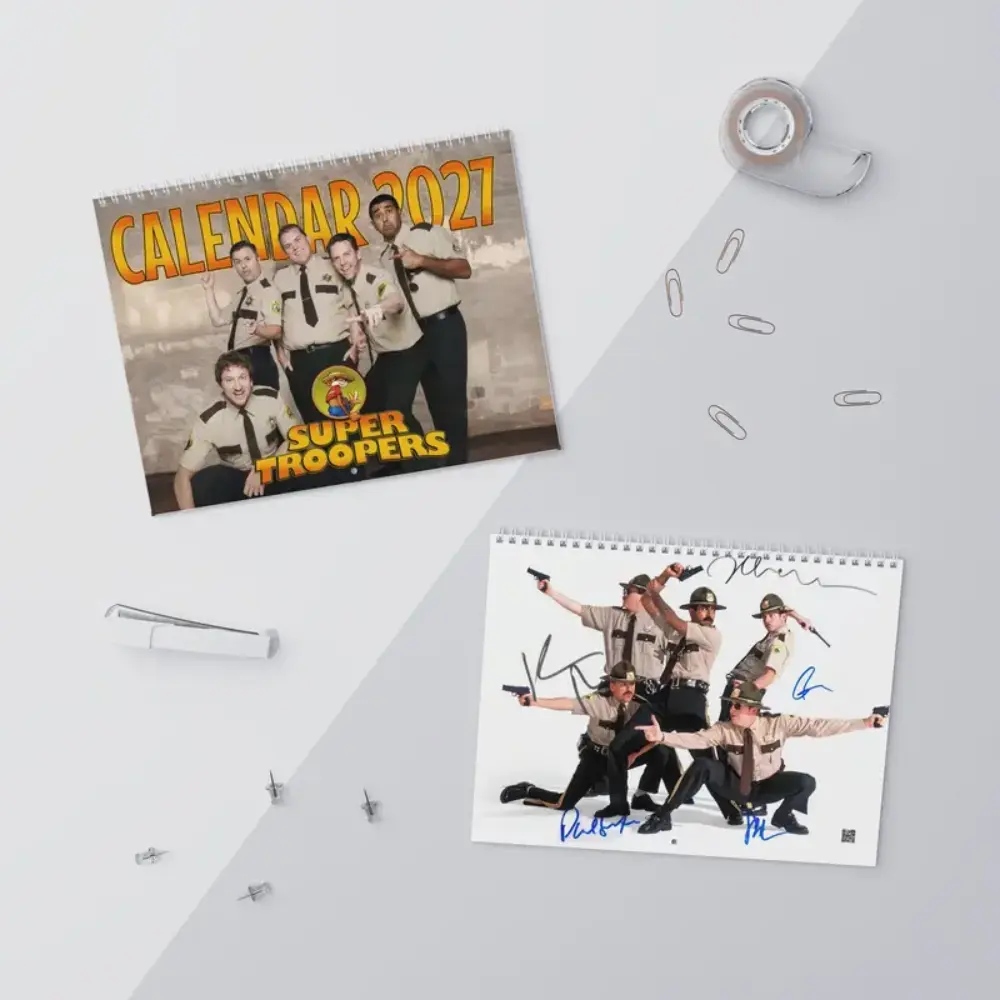 Super Troopers 2027 Calendar, Funny Movie Calendar, Gift for Fans Super Troopers