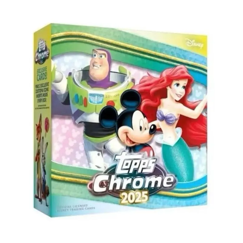 (1) *Single Pack* Topps Chrome Disney Mega Box (1) *Single Pack* Topps Chrome Disney Mega Box
