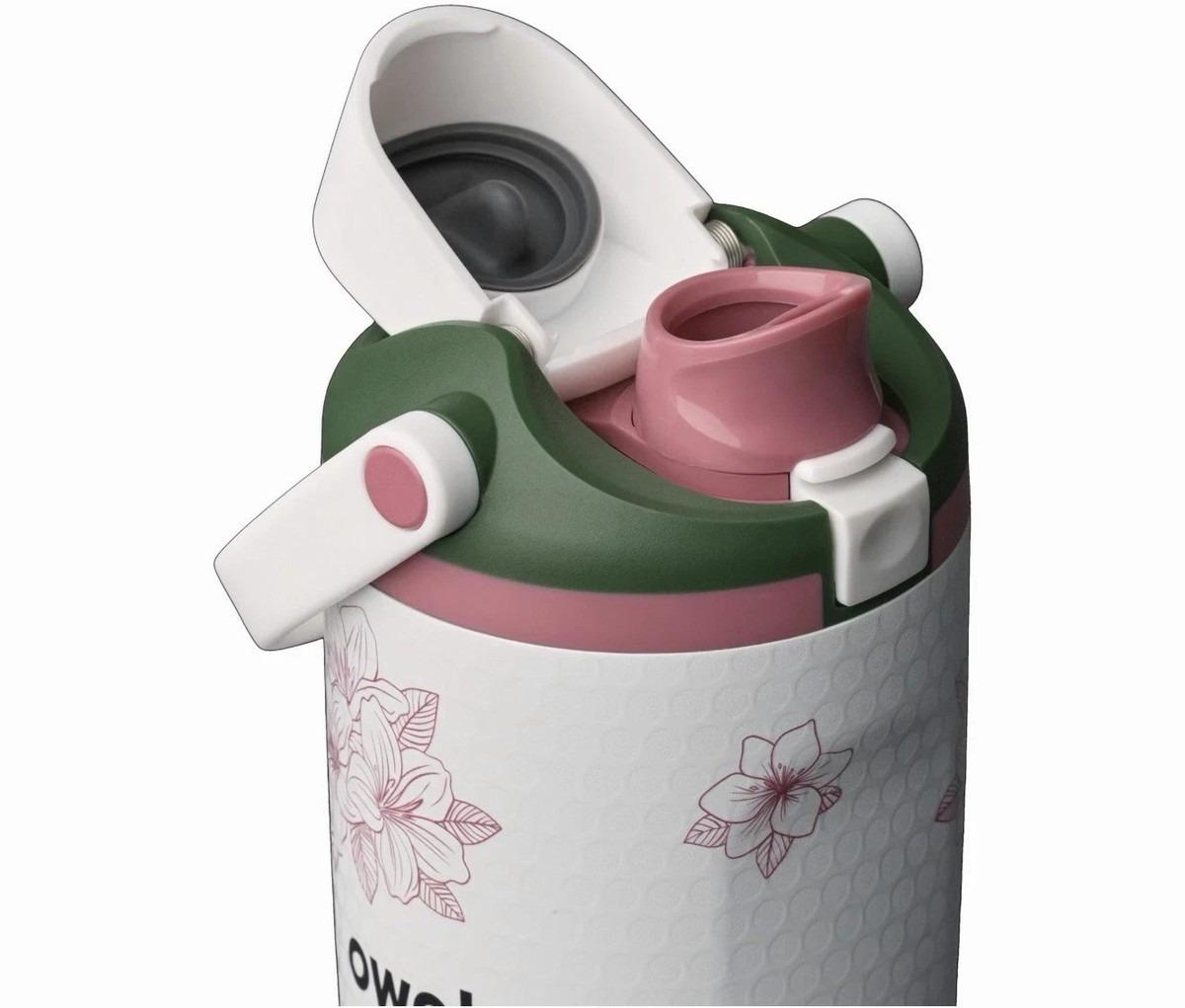 Owala FreeSip Floral Water Bottle Azalea 13 30oz | Limited Edition Stainless Steel Insulated Leak Proof Tumbler Cute Gift for Her