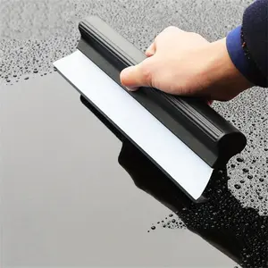 car Flexible Soft Silicone Wiper Window Cleaning Glass Scraper Silicone Handy Squeegee auto Blade Clean Scraping Film Scraper Window Cleaning Tool