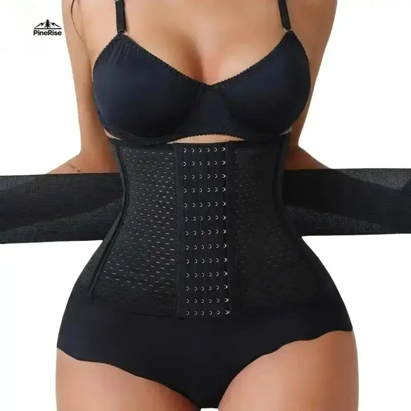 Women's Segmented Compression Waist Trainer Corset - High Elastic Mesh, Breathable, Firm Tummy Control, Lightweight Shapewear for Gym, Daily Fitness, Outdoor Sports | summerwins