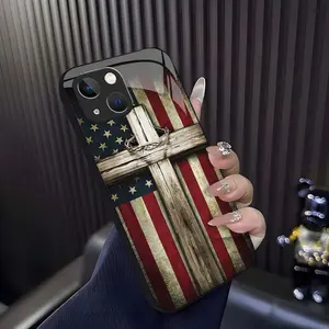 Patriotic American Flag Eagle Phone Case for 【iPhone 14】 | Shockproof USA Design Cover 666