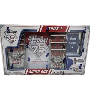 Topps 75 Series 1 Super Box - 10 Baseball Packs, 5 Trading Cards, 10 Base Cards, 1 Bonus Pack & 1 Exclusive Item