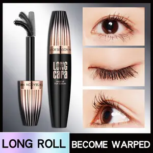 MACFEE 4D Large Brush Mascara Waterproof Lengthening Curling Smudge-Proof Dense