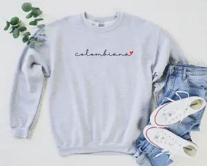 Colombiana Sweatshirt, Colombia Shirt, Gift For Colombiana, Colombian Sweatshirt, Latina Women Sweater, South America, Bogota Medellin Shirt
