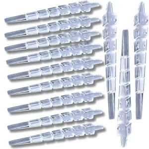 Tweekers Transparent Shims – Invisible Precision Leveling Wedges for Cabinets, Baseboards, Countertops & Toilets – Professional Finish Carpentry Tool – Interior Home Install – 12 Pack