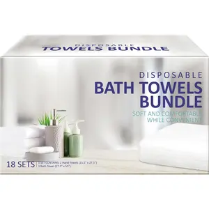 Disposable Towels Bundle, Disposable Towels set bathroom Absorbent Sanitary, hotel washcloth, family shares, Portable, Home Goods, Lightweight, Personal, Travel.