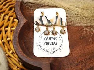 Cloudy Charm Clay Earrings