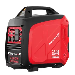 PowerSmart 2500-Watt(HB5020) Gas Powered Portable Inverter Generator, Super Quiet for Camping, Tailgating, Home Emergency Use, Ultra Lightweight, EPA Compliant
