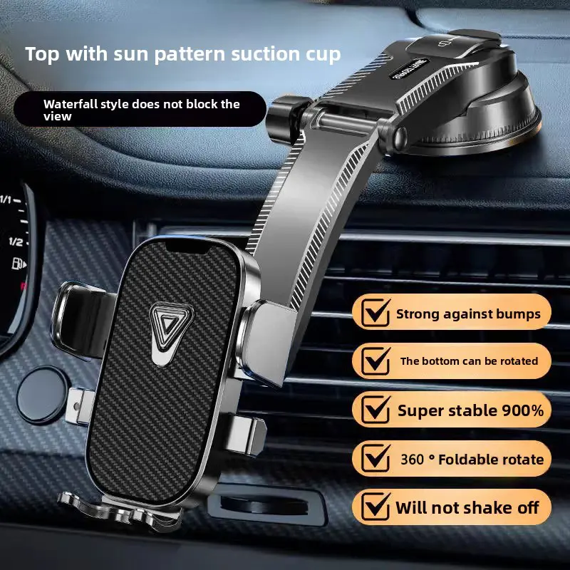 Smartphone Car Mount Holder, Sticky Gel Suction Cup Design, Single Hand Operation, Extensible Arm, 360 Degree Rotation, Easy Installation, Car Cellphone Mount, Car Phone Stand, Secure Smartphone Mount, Cell Phone Holder For Car, Cell Phone Mounts