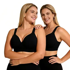 Women's Seamless Bralette with Pads, Supportive & Oversized Size minimizer bra women comfort soft intention collection
