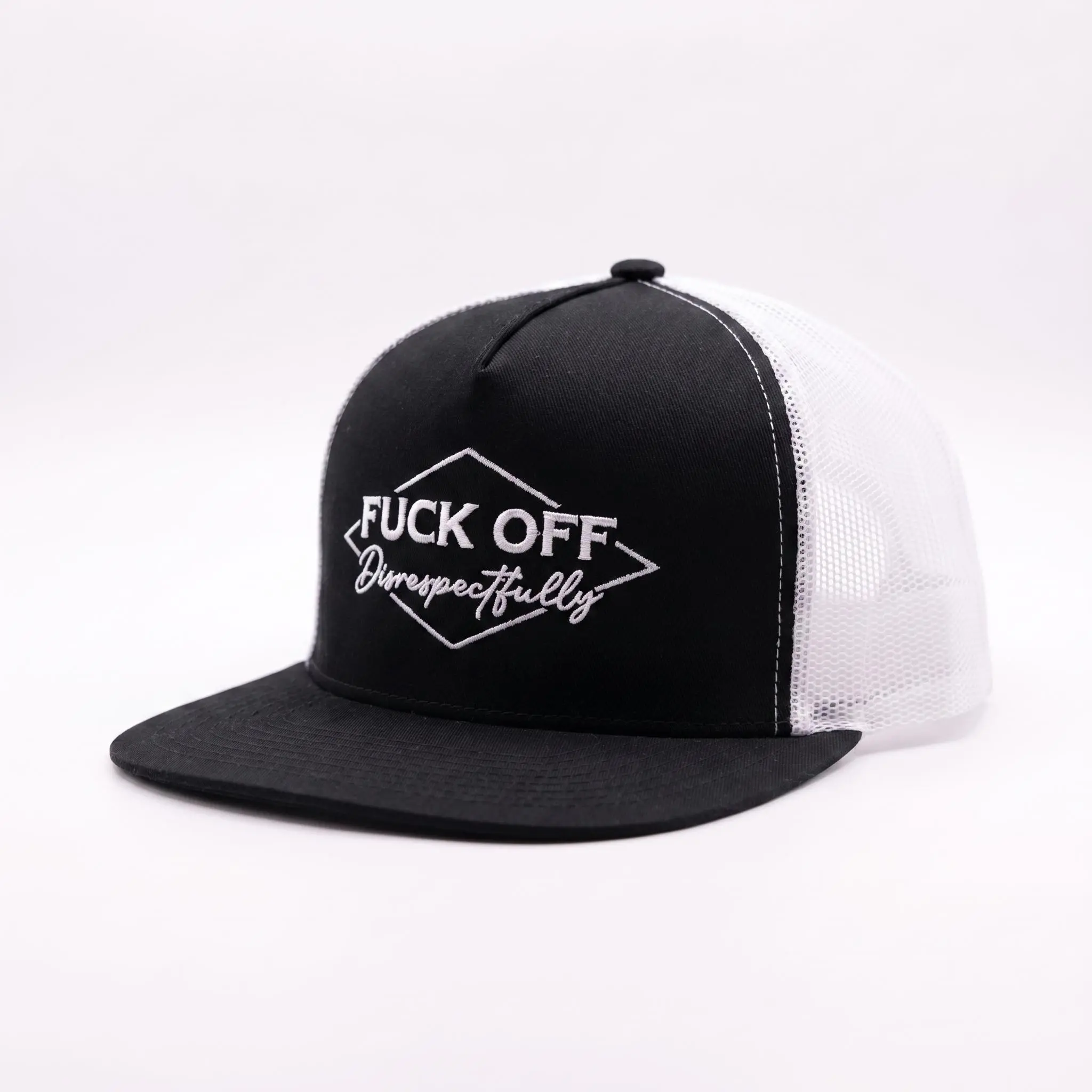 Trucker Hats for Women & Men with Funny Embroidered Quote, Graphic Festival Baseball Cap Adjustable, Breathable Mesh Snapback, Mens Hats, Funny Hat