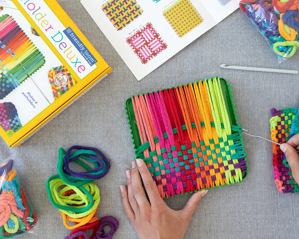 Potholder Loom Kit Plus Level 1 7" Metal Loom