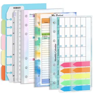 6 Hole Flipbook Suitable For Budget Weekly And Monthly Planner Core Planner Budget Book Handbook Inserts A6 Notepad Inserts