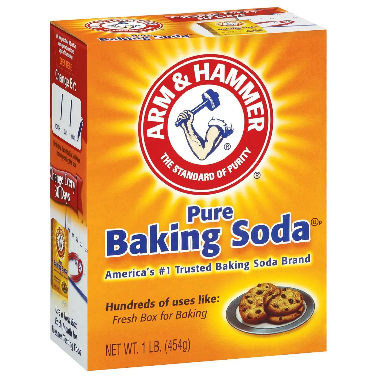 Arm & Hammer Pure Baking Soda, 1 Pound Box