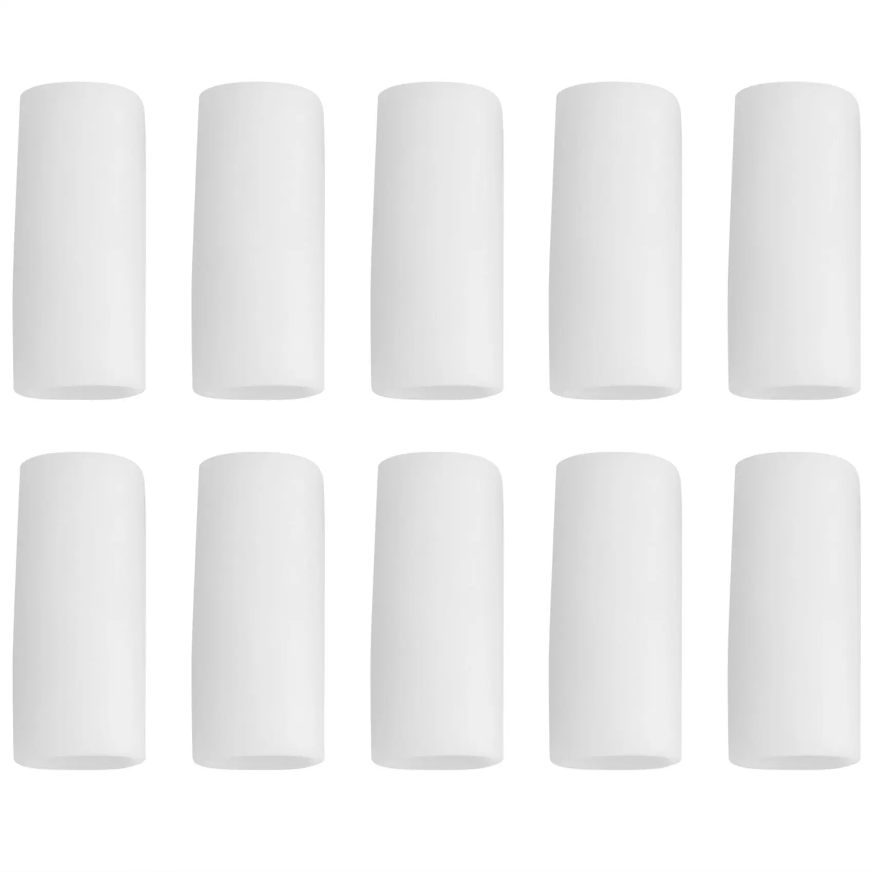 10 Pcs Silicone Gel Finger Tube Protector Toe Sleeves for Friction Pain Relief Foot Care Tool Finger Protect