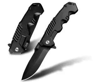 Compact Tactical Folder: Stainless Steel Razor Knife with Lockback Safety | EDC Outdoor Multitool for Survival & Camping | Premium Cool Gadget Collection Piece