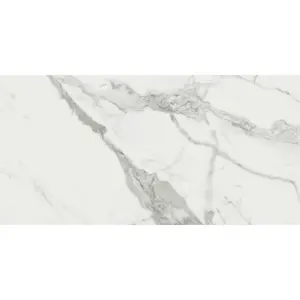 12 x 24 in. Mayfair Statuario Venato Matte Rectified Glazed Porcelain Tile