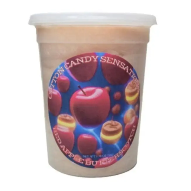 Red Apple Butterscotch Gourmet Cotton Candy - Cotton Candy Sensations 200+ Flavors