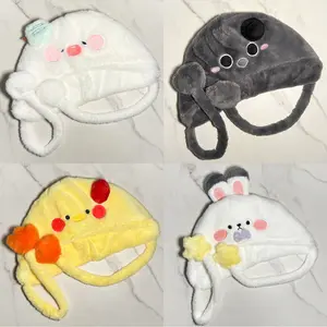 Love and Deepspace Fuzzy Plush Hat Furry Plushie Tassel Beanie Rafayel Sylus Xavier Zayne Artsy Birb Happy Snowman Mephisto Bunbun