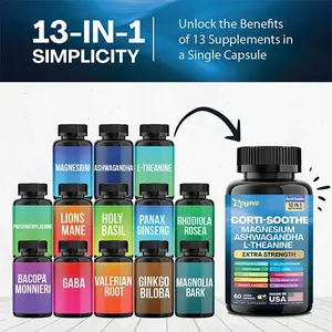 2 packs Soothe & SmoothBundle Cortisol andMyoinositol All-in-One Supplement -MultivitaminCombo withExtraStrengthingredients-MADE IN USA