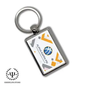 Alpha Kappa Psi Keychain Rectangular