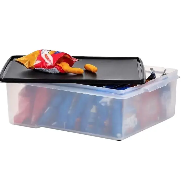 High Capacity Rectangular Food Storage Box, 5.5-Gallon Multifunctional Home Kitchen Preserving Container