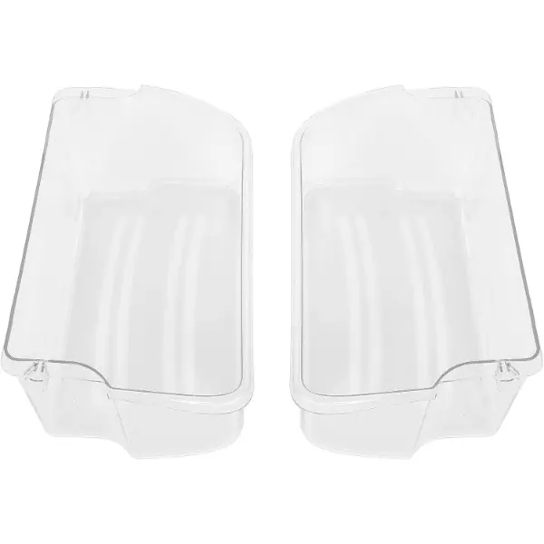 HECASA 240324502 AP2549806 Refrigerator Door Shelf Compatible with Frigidaire Kenmore Electrolux Refrigerator Door Bin 844402 AH429767 EA429767 PS429767 Replacement only Clear 2PCS