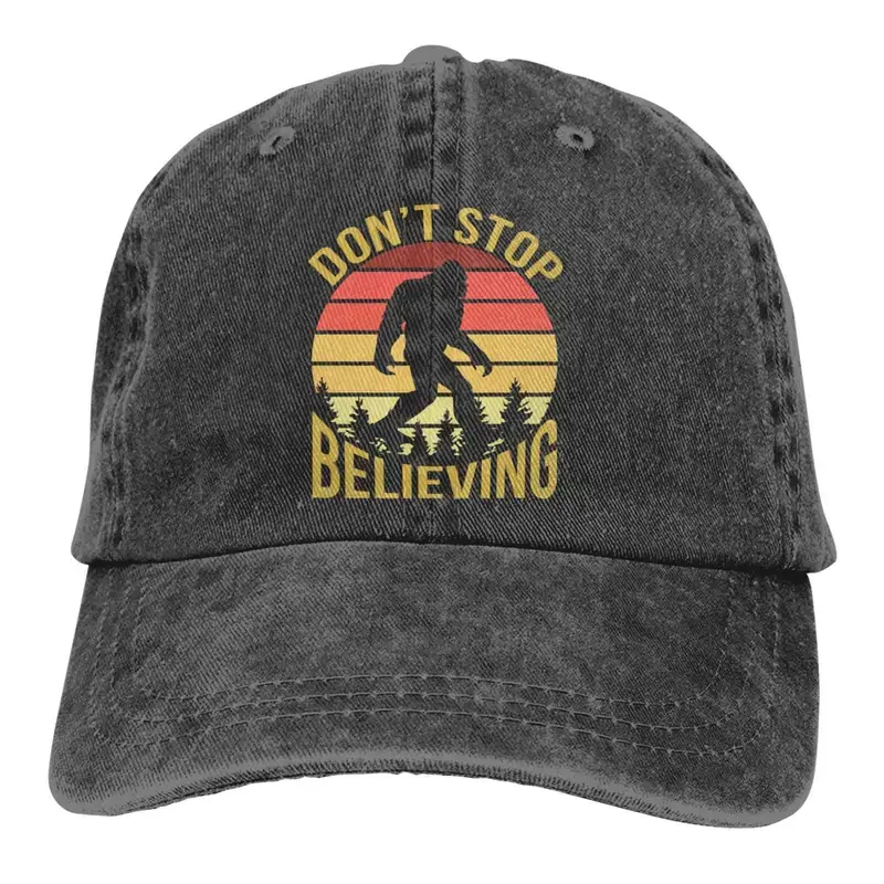 Unisex Casual Cotton Bigfoot Baseball Hat, Funny Animals-Themed Accessory, Sasquatch Gift for Parents, Ideal for Father’s Day, Mother’s Day, Christmas, Birthday