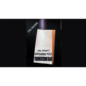 APPEARING POLE BAG BROWN (Gimmicked / No Tear) by Uday Jadugar - Trick