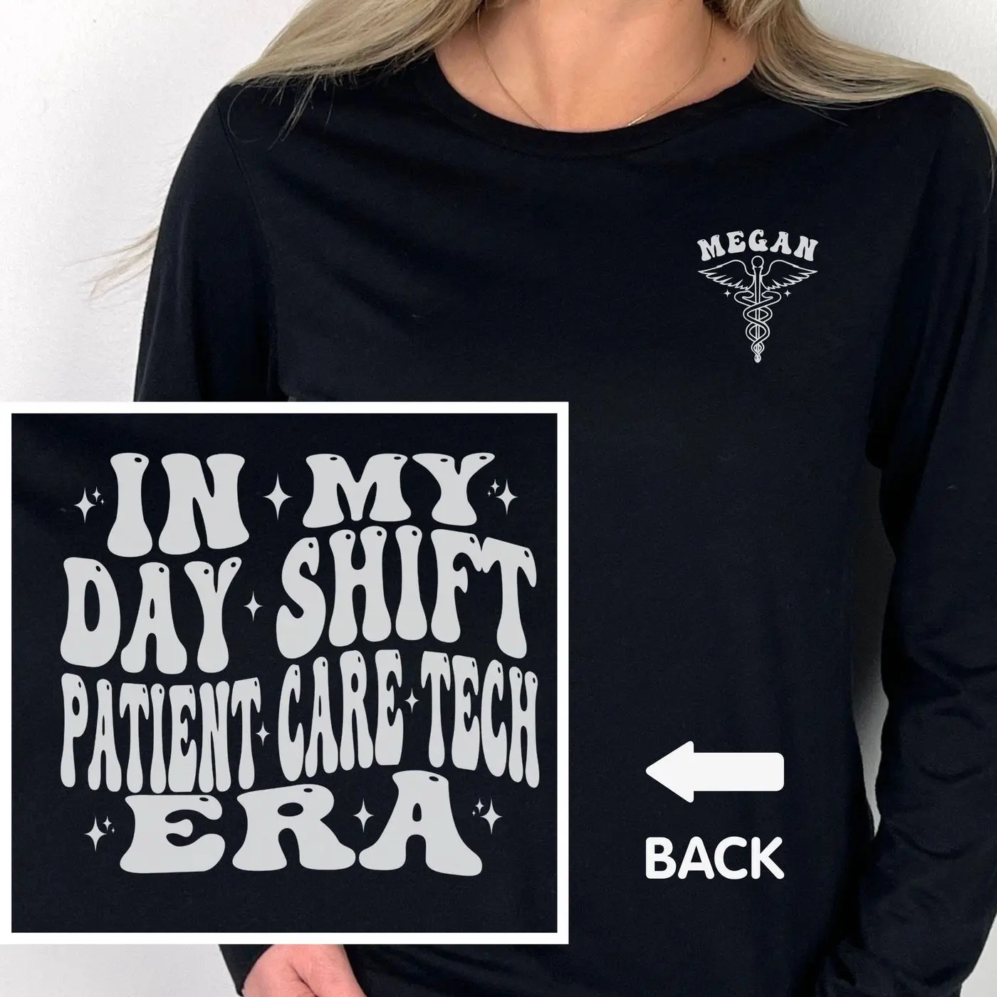 PCT Sweatshirt, Custom Patient Care Tech Shirt, Personalized PCT Gift, Patient Care Technician Shirt, Pct Hoodie