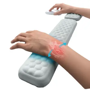 Memory Foam Mouse Pad Keyboard Wrist Rest, Comfortable Office Accessory, Ergonomic Hand Support, Protects Your Wrists, Essential Desk Gear