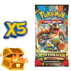 5 Mega Evolution Booster Packs