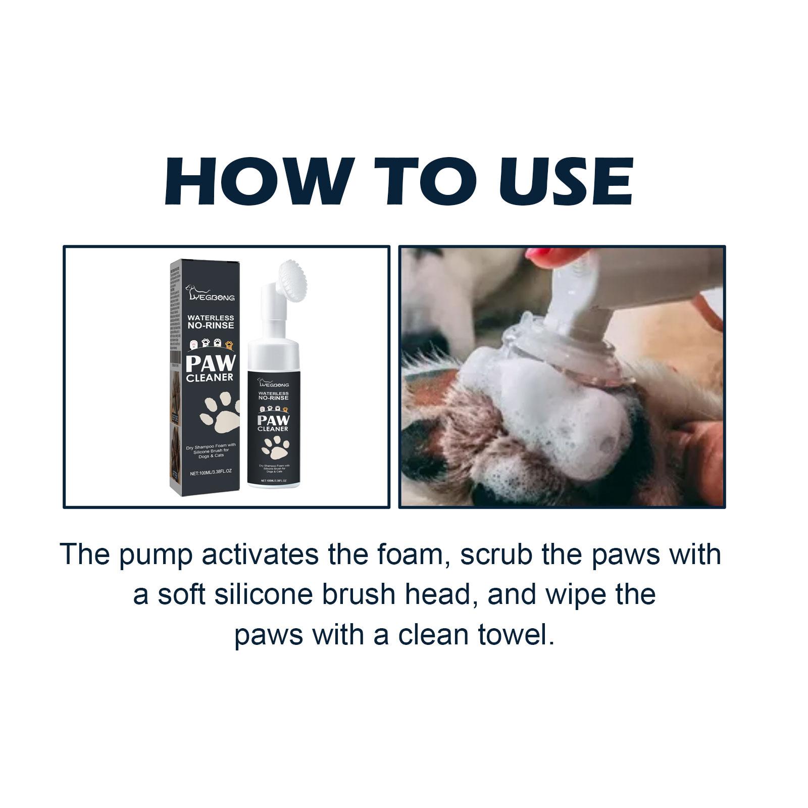 Pet paw cleaner - Dog and cat paw cleaning and sole care cleaner