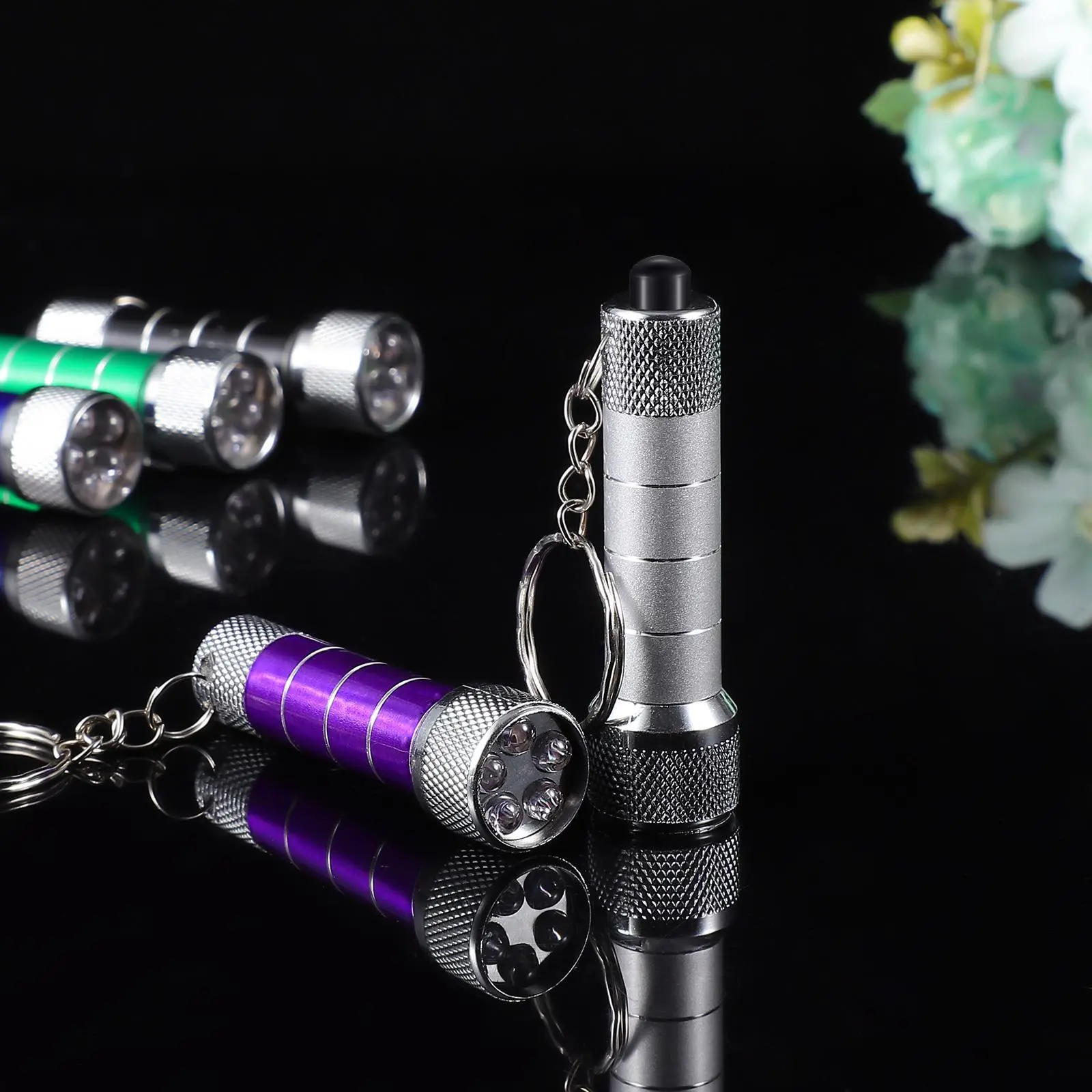 Mini LED Flashlight Keychain, Portable Pocket Light, Compact Emergency Light for Camping, Travel & Everyday Carry