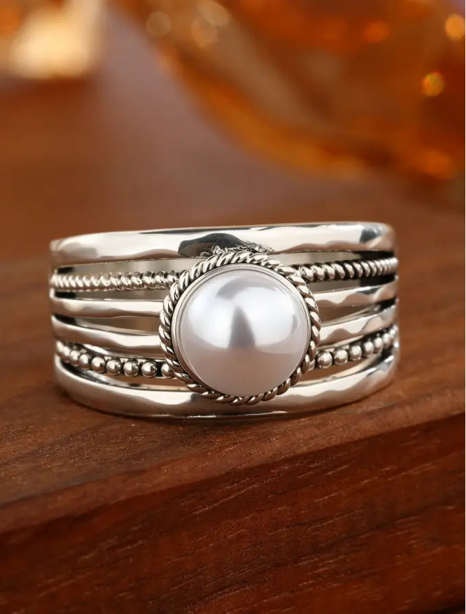 Boho Vintage Ring for Women, Elegant Wedding & Engagement Jewelry for Daily Wear
